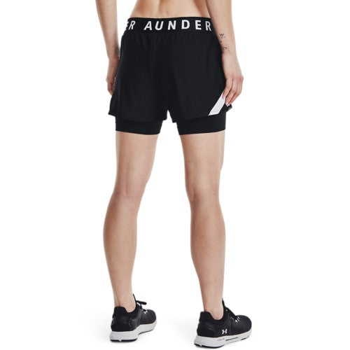 Under Armour Women's Play Up 2-In-1 Shorts Black