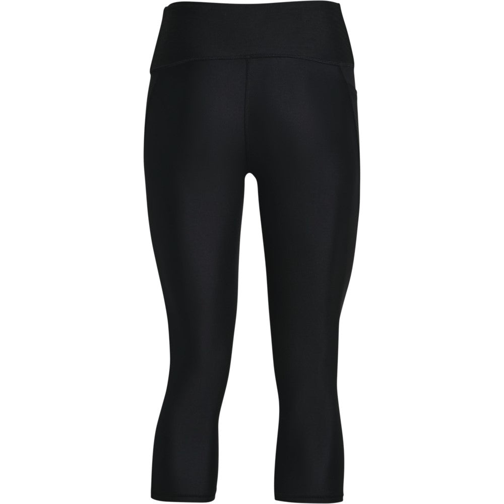 Under Armour Women's HeatGear® No-Slip Waistband Capris Black