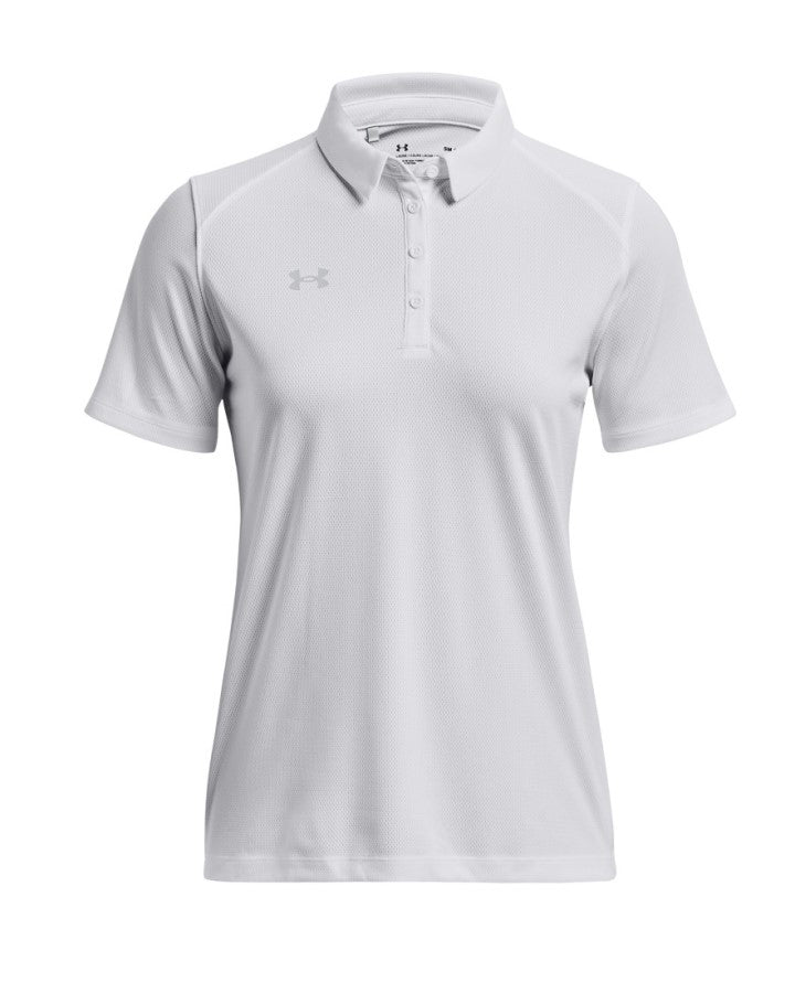 Under Armour Women's Team Tech Polo White