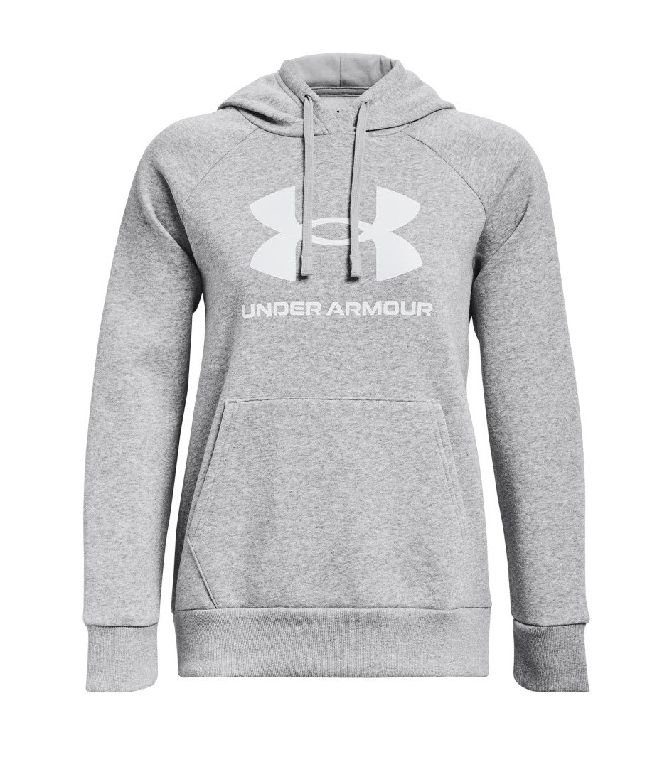 Under Armour Women's Rival Fleece Big Logo Hoodie Grey – RYOS NZ