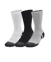 Under Armour Performance Tech 3pk Crew Socks Grey/Black/White