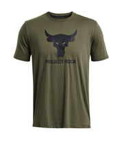 Under Armour Project Rock Payoff Graphic Tee Marine Green