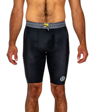SKINS Men's Series-3 Half Tight Black/Yellow