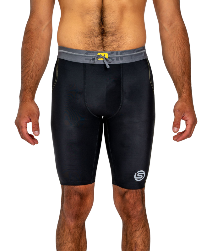 SKINS Men's Series-3 Half Tight Black/Yellow