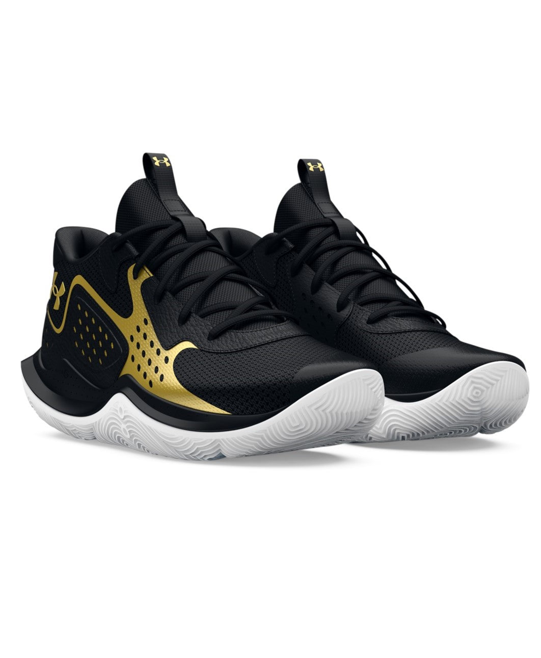 Under Armour Unisex Jet '23 Basketball Shoes Black/Gold