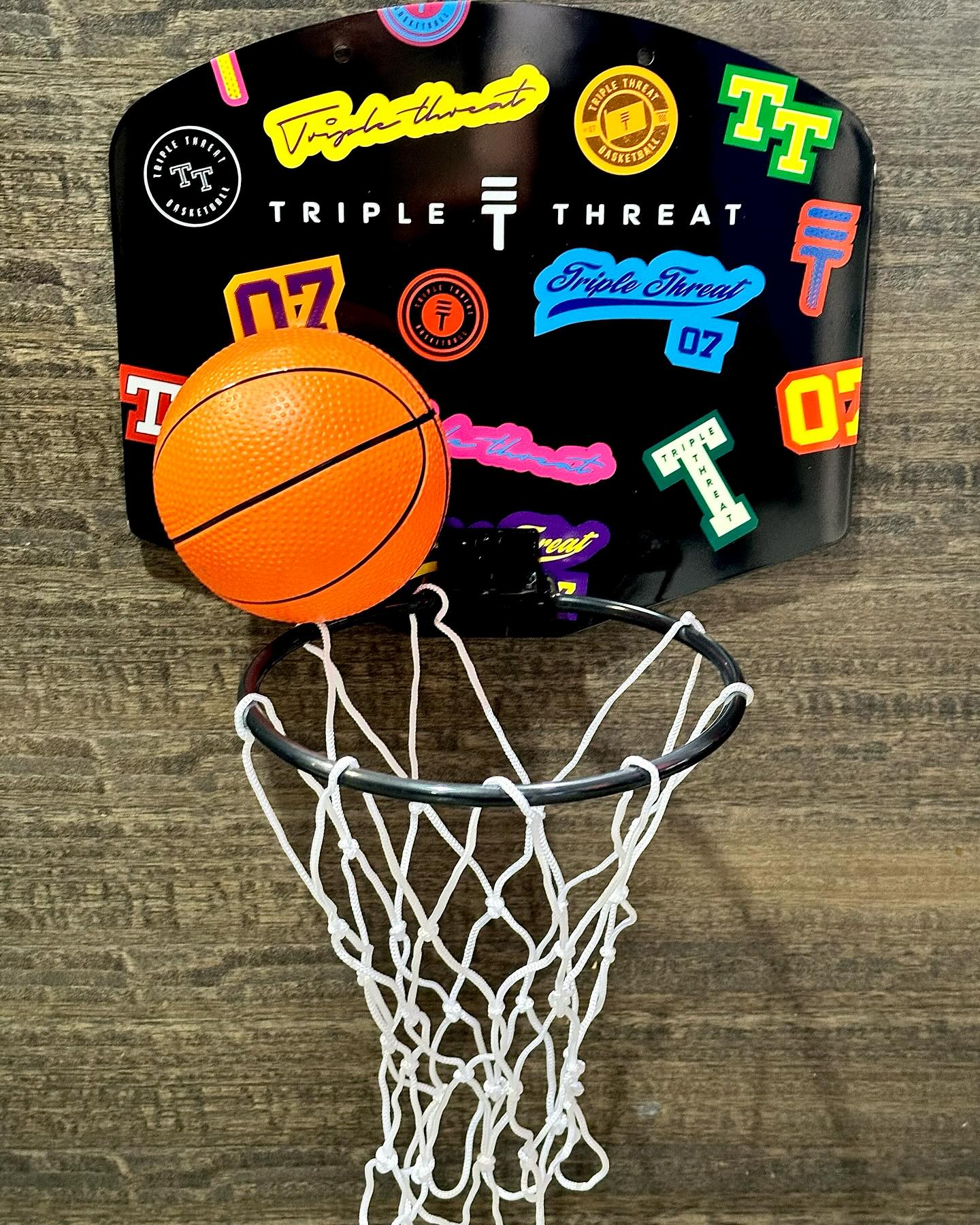 Triple Threat Mini Basketball Hoop