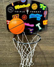 Triple Threat Mini Basketball Hoop