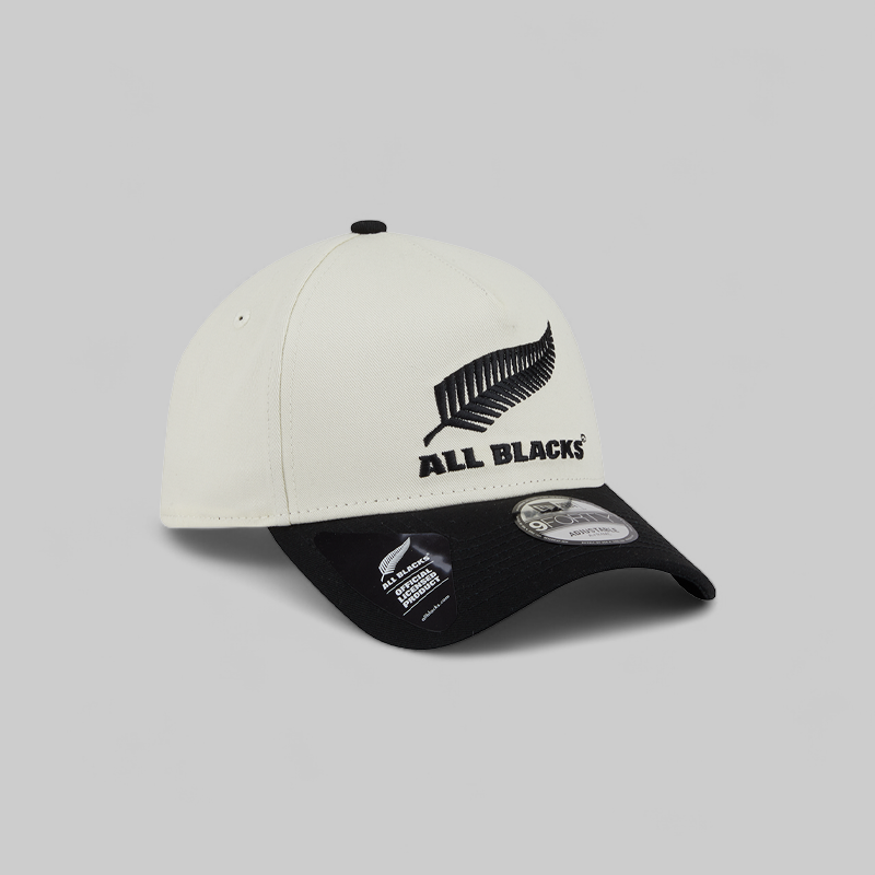All Blacks New Era 940 A-Frame Cap Chrome White/Black