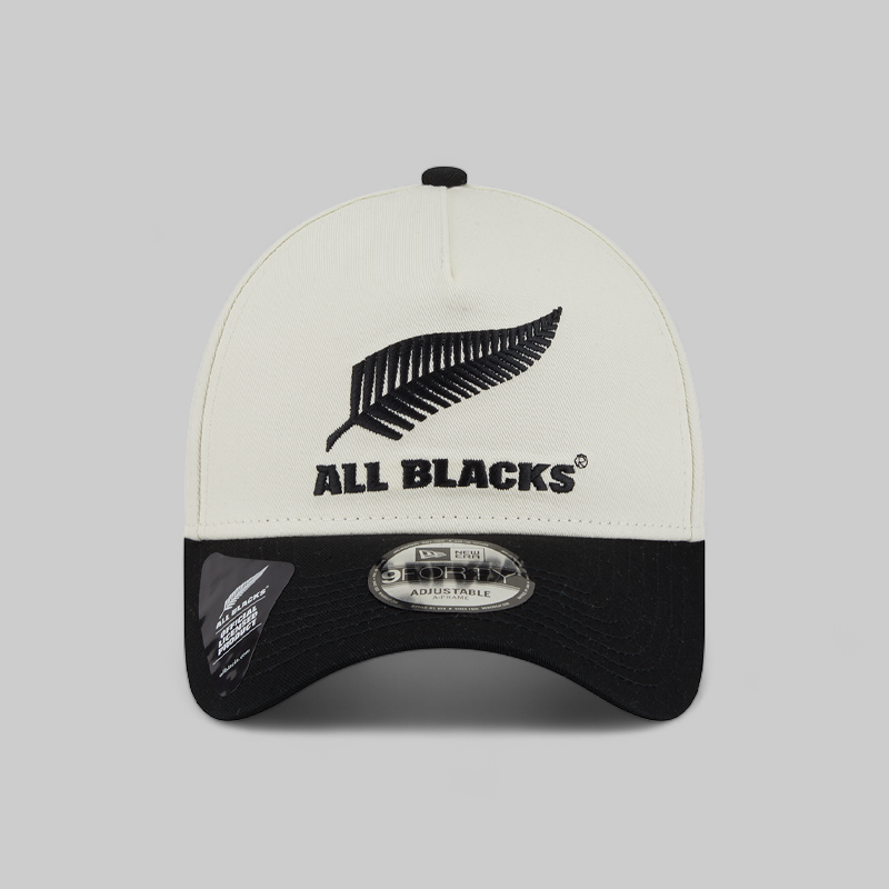 All Blacks New Era 940 A-Frame Cap Chrome White/Black
