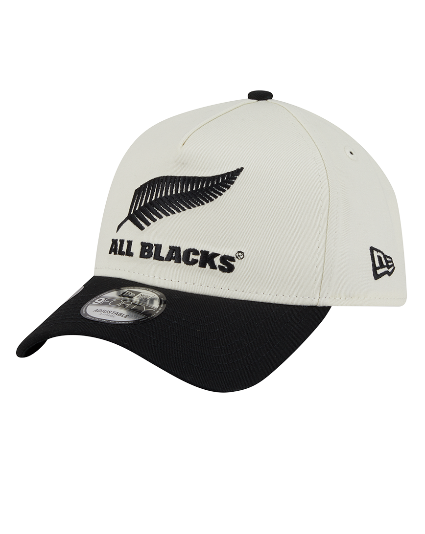 All Blacks New Era 940 A-Frame Cap Chrome White/Black