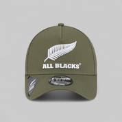 All Blacks New Era 940 A-Frame Cap New Olive/White
