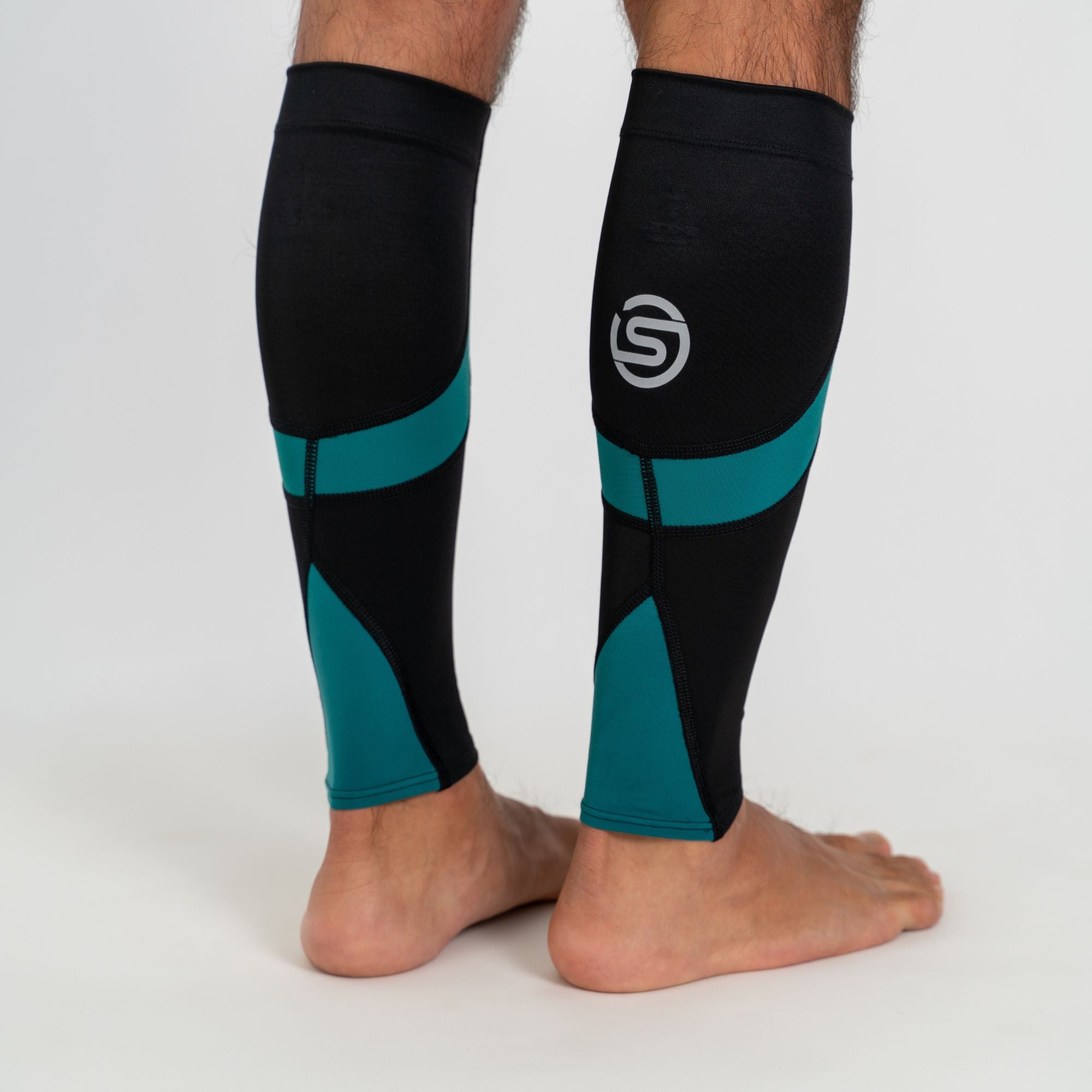 SKINS Series-3 Calf Tight MX Black/Peacock Green
