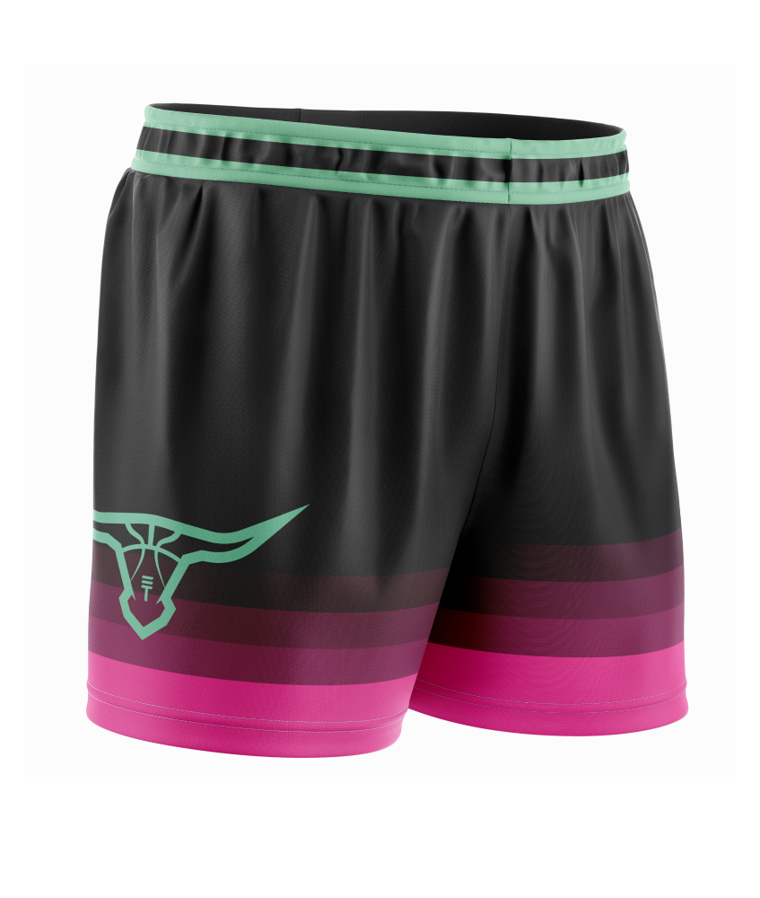 Triple Threat Logo Basketball Short Black – RYOS NZ