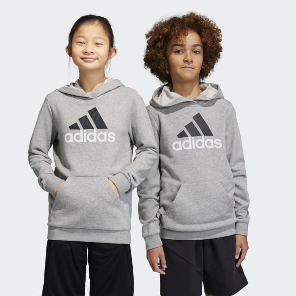 Adidas Kid's Big Logo II Hoodie Grey