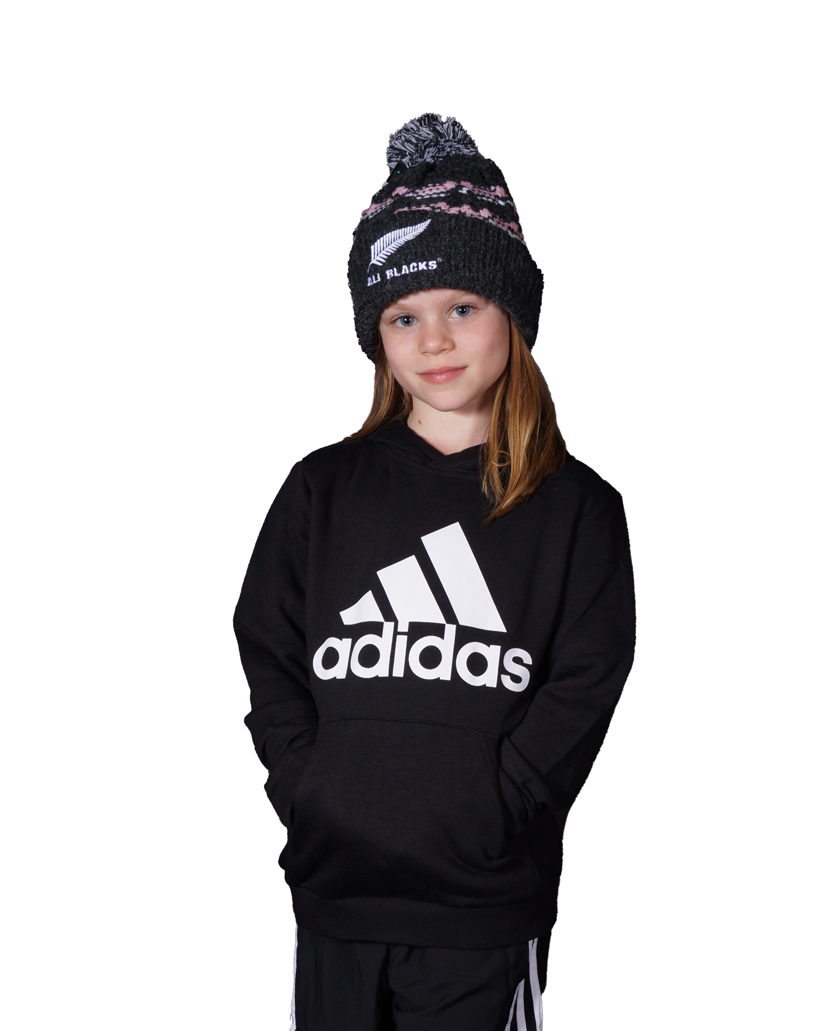 Adidas Kids Big Logo Hoodie Black