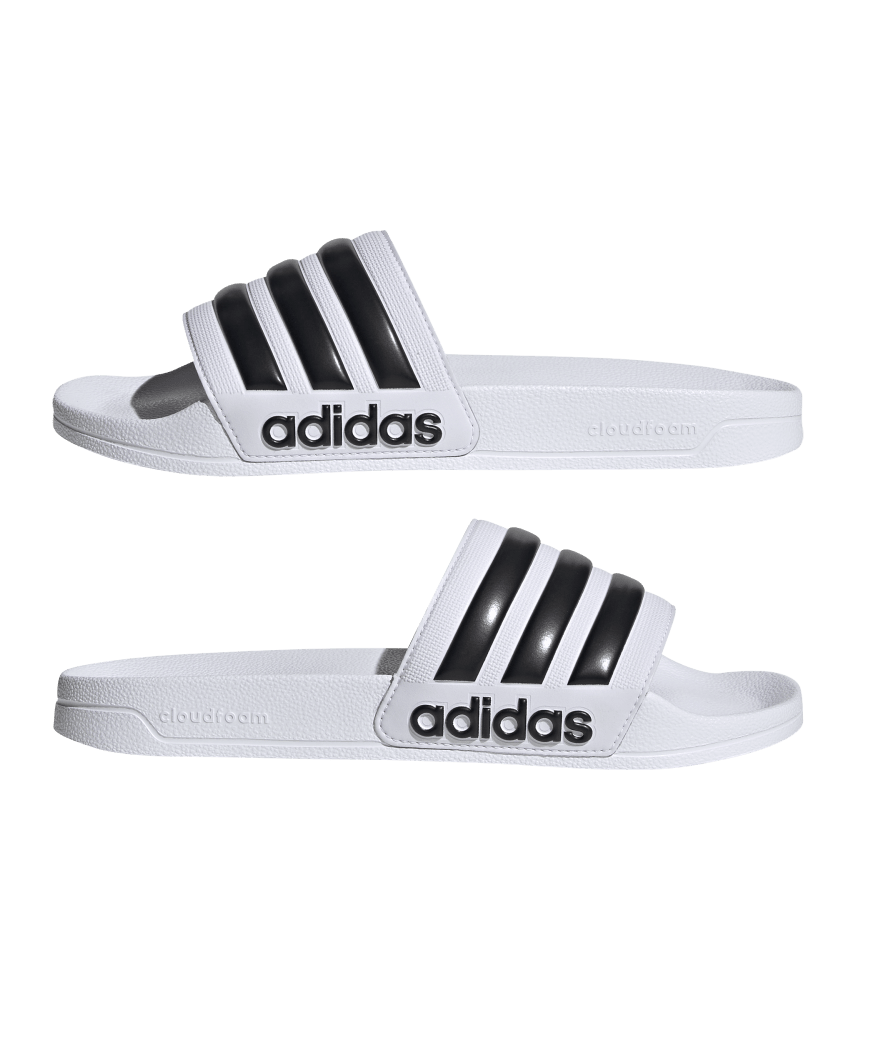 Adidas Adilette Shower Slide White Black