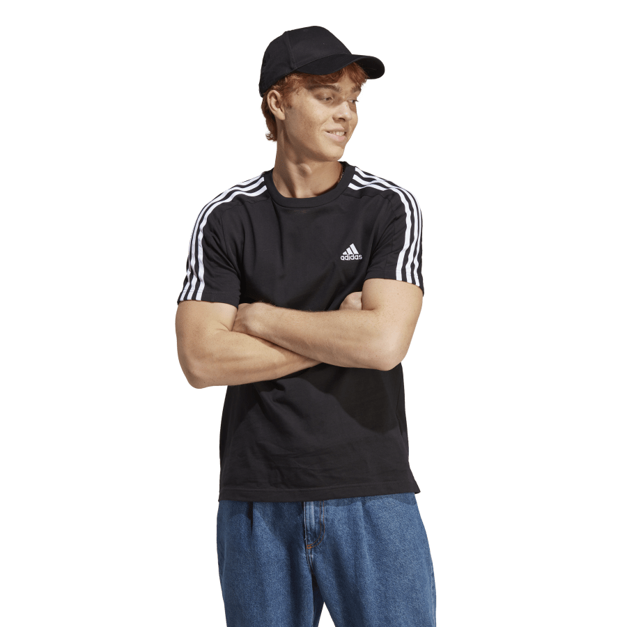 Adidas 3S Single Jersey T-Shirt Black