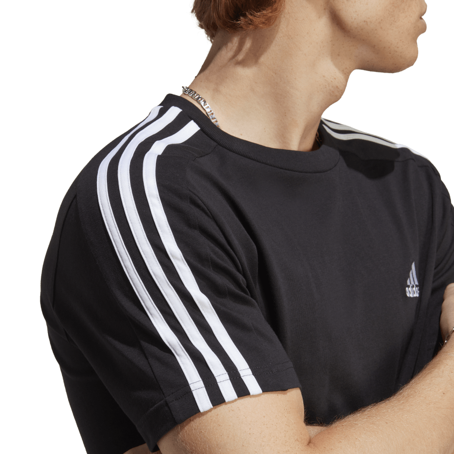 Adidas 3S Single Jersey T-Shirt Black