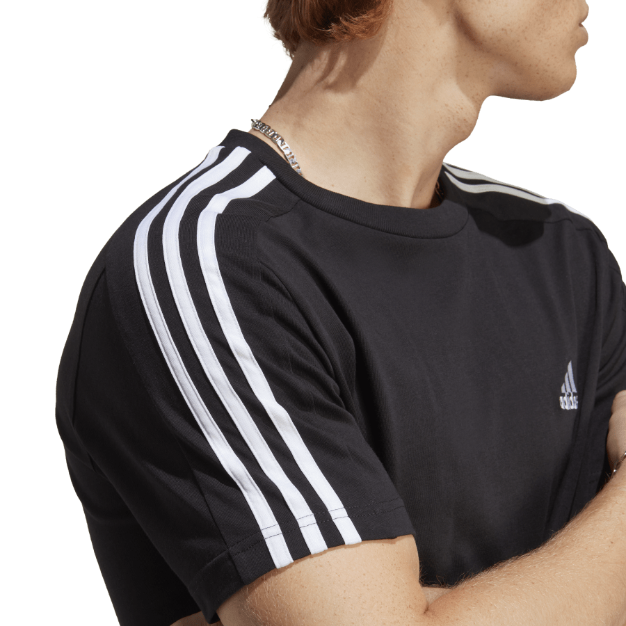 adidas 3S Single Jersey Tee Black