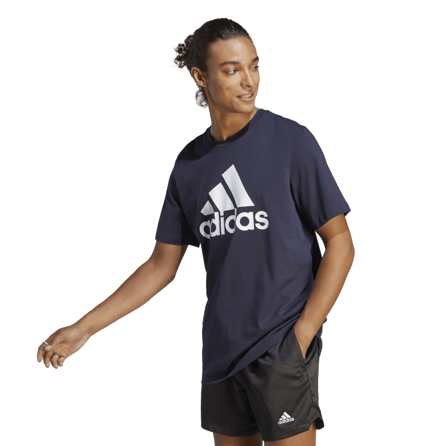 Adidas Big Logo Ess T-Shirt Legend Ink/White