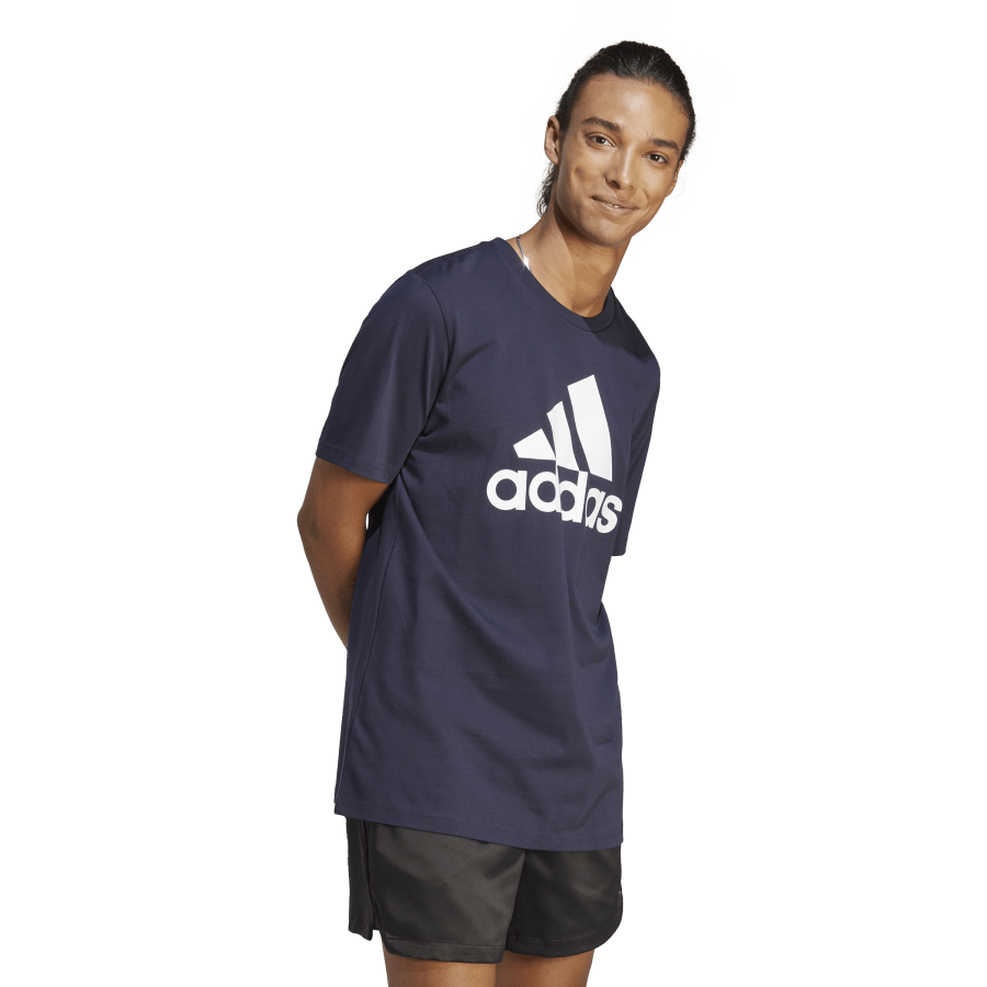 Adidas Big Logo Ess T-Shirt Legend Ink/White