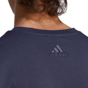 Adidas Big Logo Ess Tee Legend Ink/White