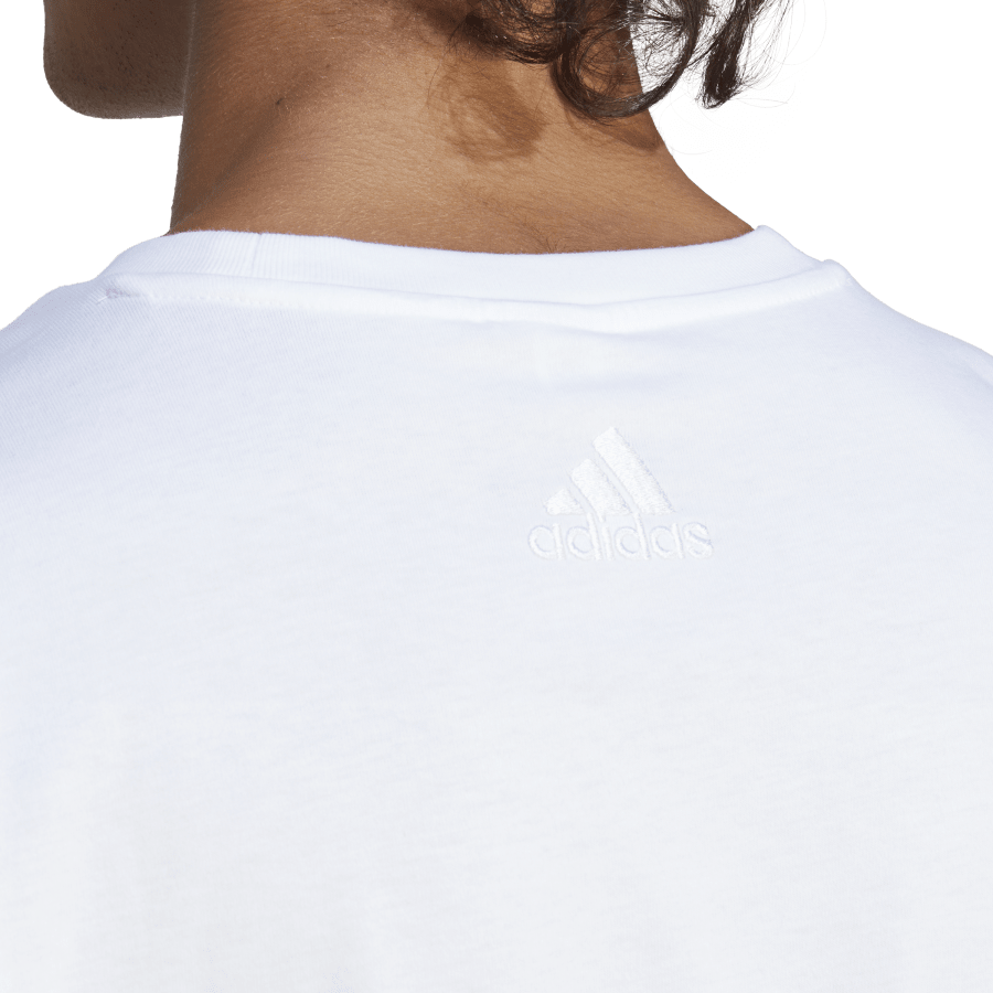 Adidas Big Logo Ess Tee White