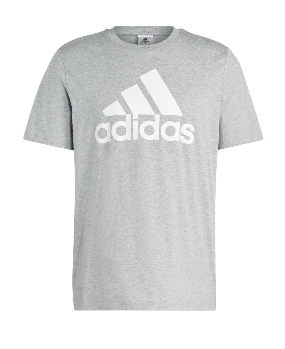 Adidas Big Logo Ess T-Shirt Grey/White
