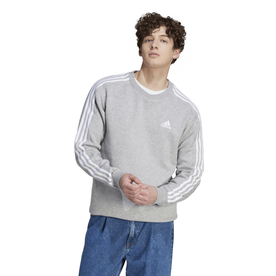 Adidas 3S Fleece Crew Sweat Grey/White