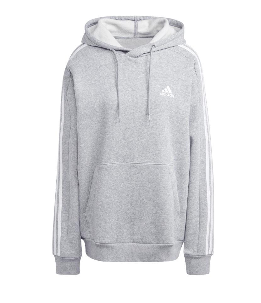 adidas 3S Ess Fleece Hoodie Grey