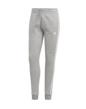 adidas Women's 3S Cuffed Fleece Pant Grey