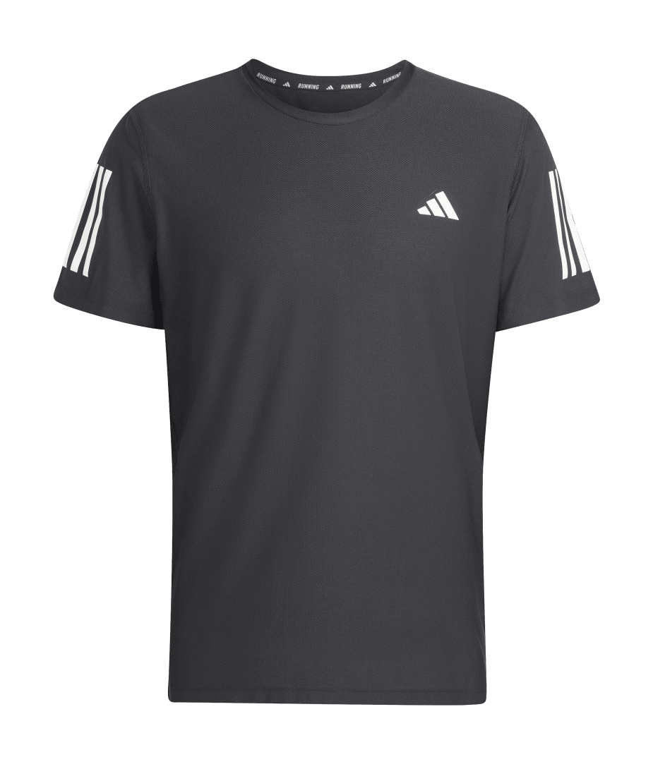 Adidas Own The Run T-Shirt Black/White