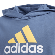 Adidas Kid's Big Logo Hoodie Blue/Yellow