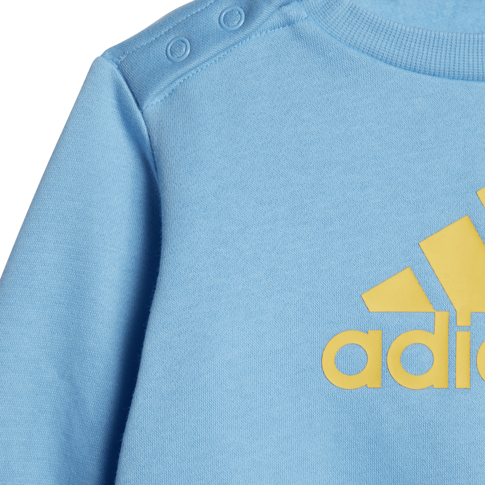 Adidas Infants BOS Jogger Set Blue/Yellow/Navy