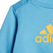 Adidas Infants BOS Jogger Set Blue/Yellow/Navy