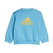 Adidas Infants BOS Jogger Set Blue/Yellow/Navy
