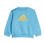 Adidas Infants BOS Jogger Set Blue/Yellow/Navy