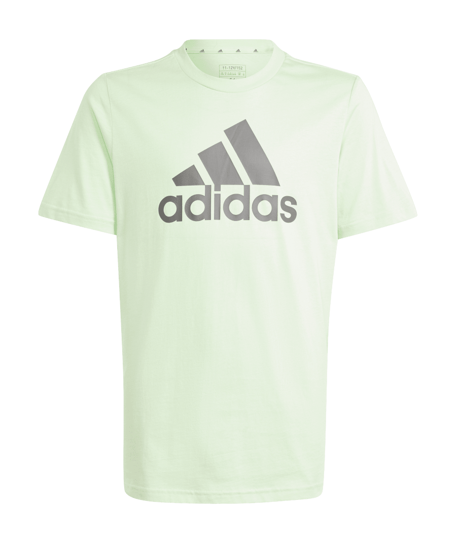 Adidas t shirt green top and white