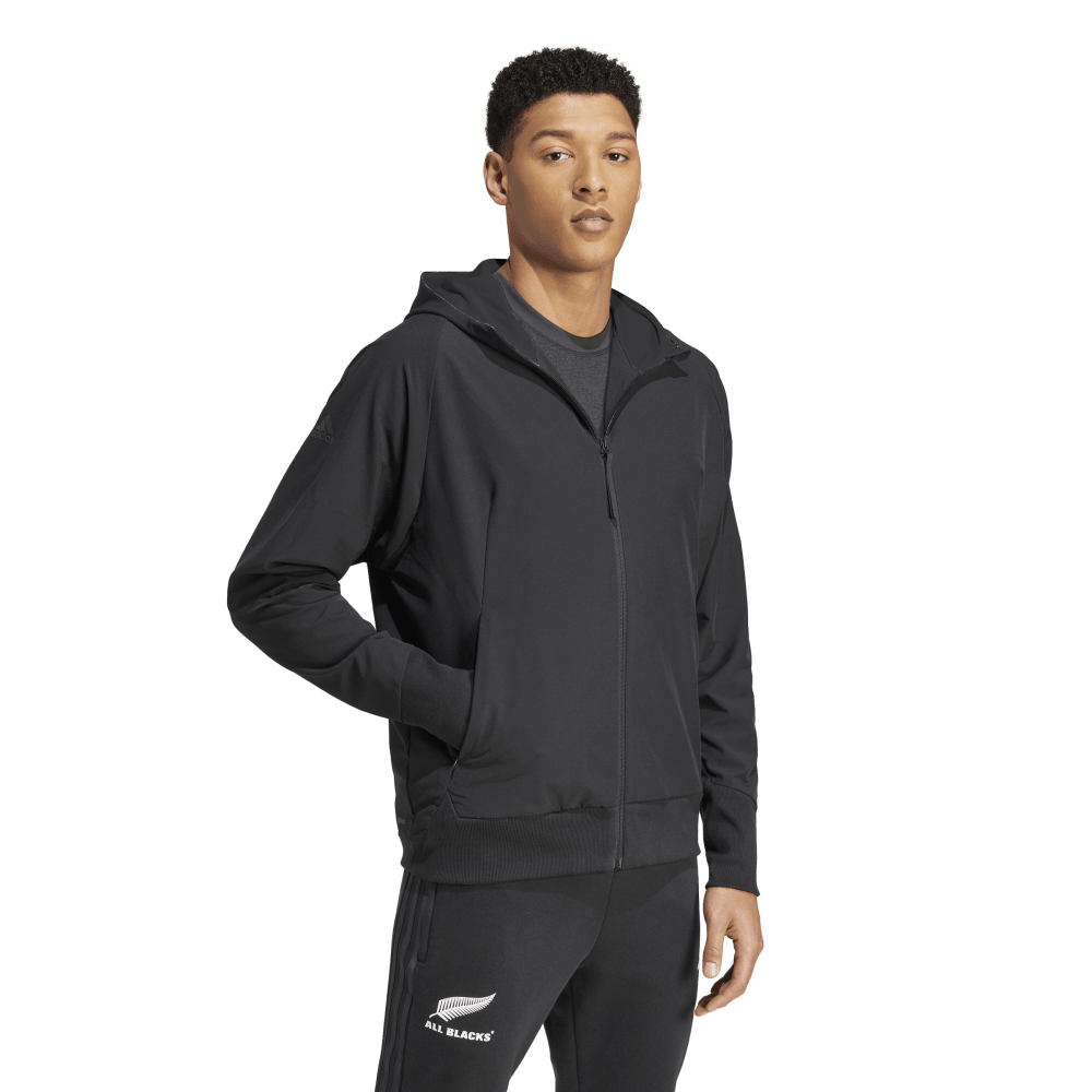 All Blacks Men's Z.N.E Woven Full Zip Hoodie