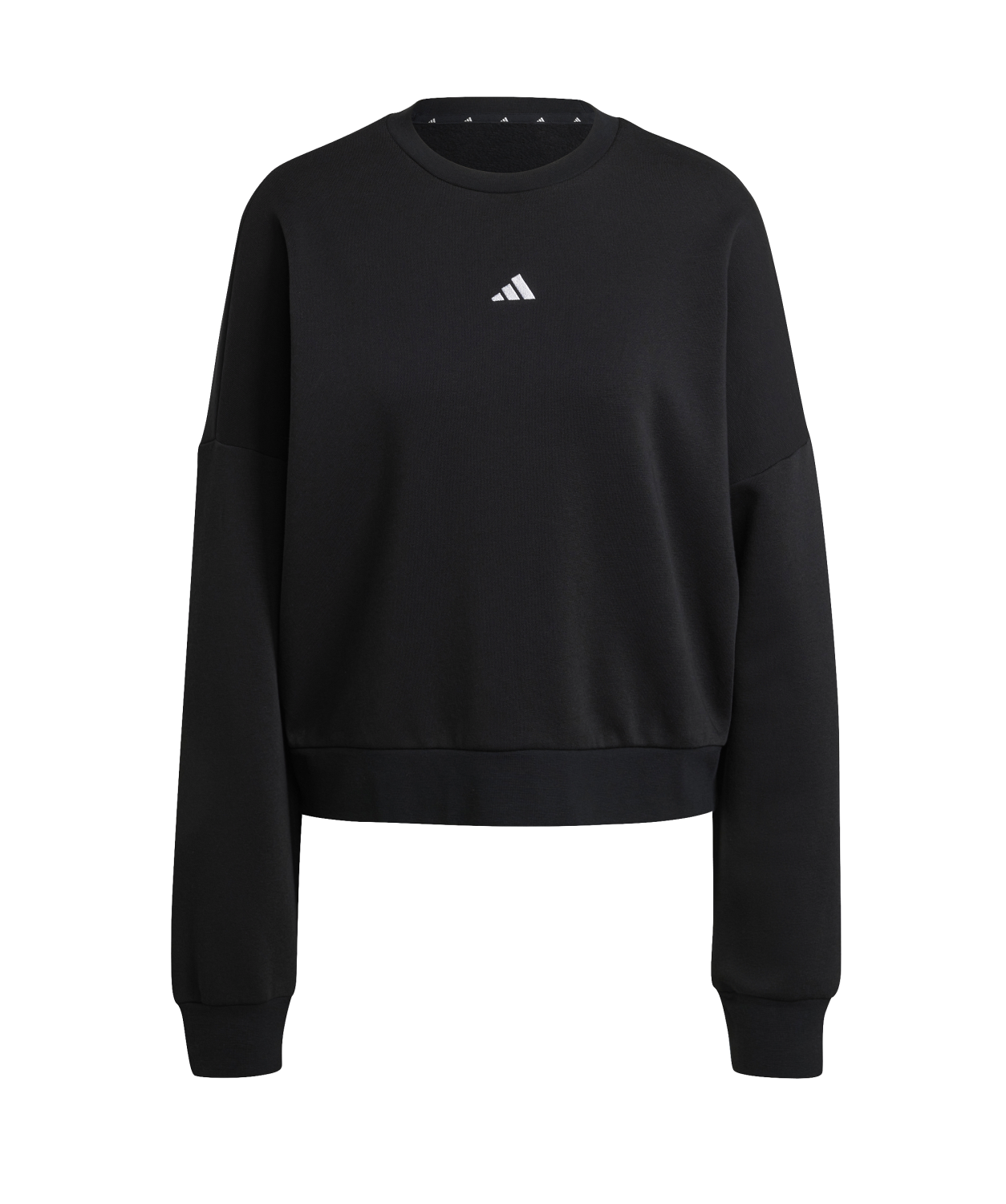 Adidas Womens Feelcozy Crew Sweat Black