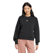 Adidas Womens Feelcozy Crew Sweat Black