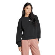Adidas Womens Feelcozy Crew Sweat Black