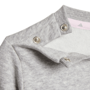 Adidas Toddlers Big Logo Jogger Set Grey/Pink