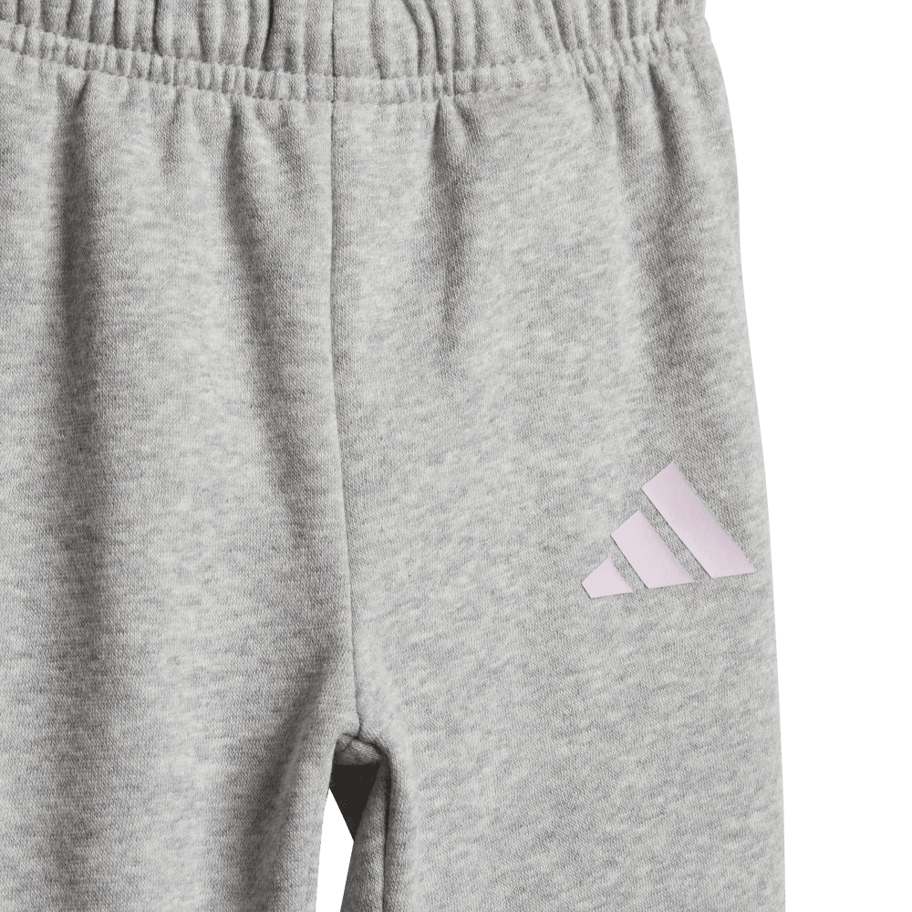 Adidas Toddlers Big Logo Jogger Set Grey/Pink