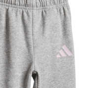 Adidas Toddlers Big Logo Jogger Set Grey/Pink