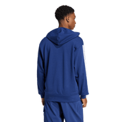 Adidas 3-Stripe French Terry Hoodie Dark Blue