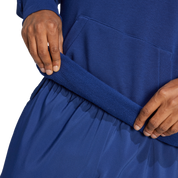 Adidas 3-Stripe French Terry Hoodie Dark Blue