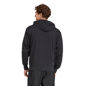 Adidas 3-Stripe French Terry Hoodie Black