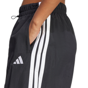 Adidas Women's 3-Stripe Woven Parachute Pant Black