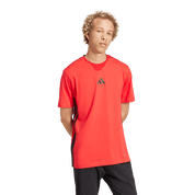 Adidas 3-Stripe Single Jersey T-Shirt Pure Ruby
